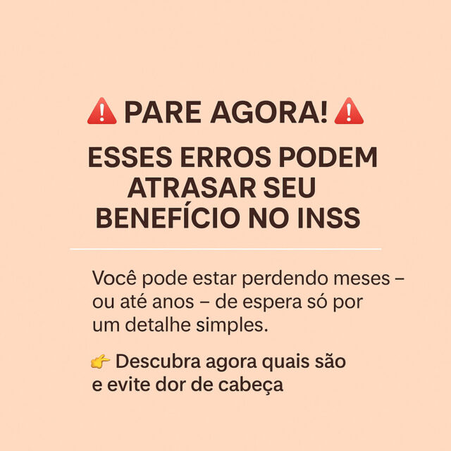 mantenha sua documentação atualizada!

#inss#beneficios #beneficiosprevidenciarios#erroscomuns#aposentadoria#cheklist#previdencia#previdenciasocial