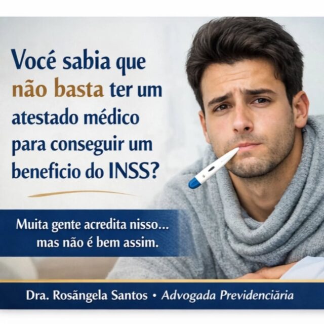 O atestado médico é muito importante, mas sozinho não garante a concessão de benefícios pelo Inss.
Quem decide é a perícia médica!
Para concessão do benefício por incapacidade o médico perito analisa: seus exames, histórico médico e capacidade para trabalhar.
Além disso o perito analisa: se a doença está comprovada, se a doença impede para o trabalho e por quanto tempo a incapacidade existe.
E não esqueça! O laudo deve ter indicação do CID da doença, estar datado, e conter o carimbo do médico!
#inss # auxíliodoença #benefícioporincapacidade #advogada previdenciarista