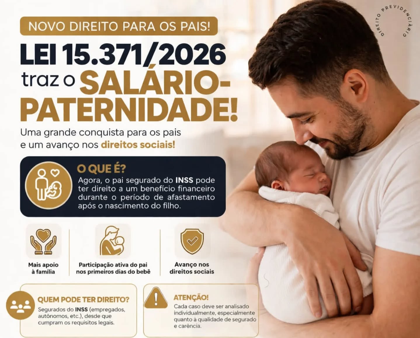 Quer saber mais? Fale com um especialista !
#inss#salariopaternidade #licençapaternidade #direitoprevidenciário #advogada previdenciarista