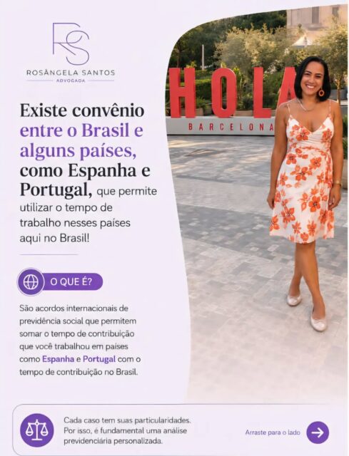#direitoprevidenciario#conveniobrasilportugal #conveniobrasilespaña #contribuiçãoforadobrasil #advogadaprevidenciarista
